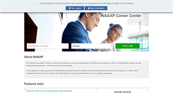 Desktop Screenshot of jobs.naaap.org