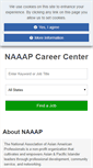 Mobile Screenshot of jobs.naaap.org